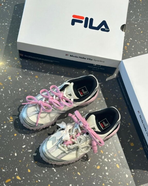 楽天市場】日本未入荷 Fila フィラエシャッペ v2 ピンク レディース 