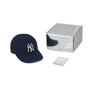 ���{������ MLB aespa�J���i���� �X�g���N�`���[�h �{�[���L���b�v �؍��L���b�v Karina Exclusive Structured Ball Cap New York Yankees Navy 3ACPKRN5N