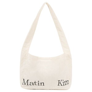 ���{������ Matin Kim �}�[�e�B���L�� Crisp Big Ecobag Ivory �G�R�o�b�N �A�C�{���[ ���f�B�[�X�G�R�o�b�N MK2511BG005MBB