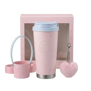 ���{������ STARBUCKS �X�^�[�o�b�N�X �^���u���[ �n�[�g �L�[�����O�t�� 473ml �s���N �X�e�����X �ۗ� �ۉ� ���� ������ ��d�\�� ������� �}�O�{�g�� �j�����p �ėp �h�����N�{�g�� �R�[�q�[