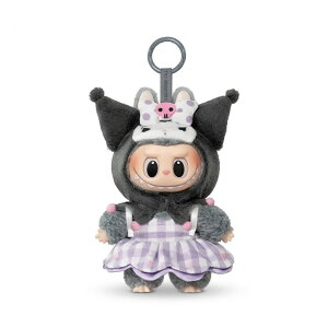 ���{������ �|�b�v�}�[�g ���u�u �U �����X�^�[�Y × �n���[�L�e�B���t�����Y�V���[�Y �r�j�[���ʂ�����݃y���_���g �N���~ Pop Mart Labubu The Monsters x Hello Kitty And Friends Series Vinyl Plush Pendant Kuro