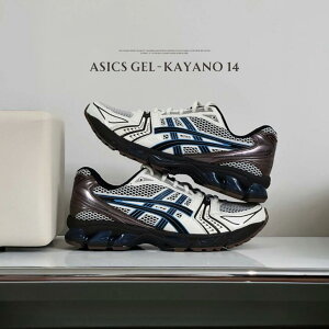 ���{������ asics gel kayano 14 �A�V�b�N�X �Q�� �J���m14 �N���[���u���[ �j�����p�X�j�[�J�[ �����j���O�V���[�Y 1203a740-104