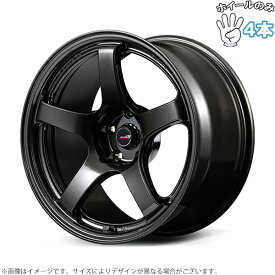 新品 アルミホイール 4本セット 18インチ | エムアイディー (MID) MIDレーシング R50 EVO ブラックメタリック 9.5J ±0 5穴114.3