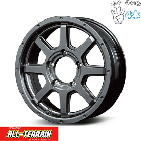 新品 アルミホイール 4本セット 15インチ | エムアイディー (MID) MIDホイール マッドライダー メタリックグレー 5.5J +5 5穴139.7