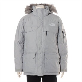 【中古】ノースフェイス ナイロン ダウンジャケット S メンズ グレー ND00466 MCMURDO PARKA