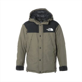 【中古】ノースフェイス ナイロン ダウンジャケット S メンズ ブラック×カーキ ND91930 Mountain Down Jacket