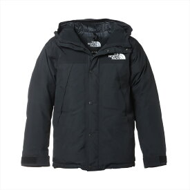 【中古】ノースフェイス ナイロン ダウンジャケット S メンズ ブラック ND91930 Mountain Down Jacket