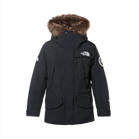 【中古】ノースフェイス ポリエステル×ナイロン ダウンコート S メンズ ブラック ND91807 Antarctica PARKA ファー取り外し可能