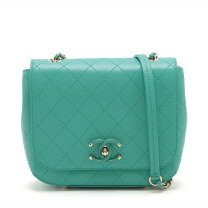 楽天市場】シャネル ミニマトラッセ（カラーグリーン）（レディース  