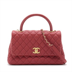 シャネル(CHANEL) キャビアスキン(Caviarskin) 中古 ハンドバッグ 