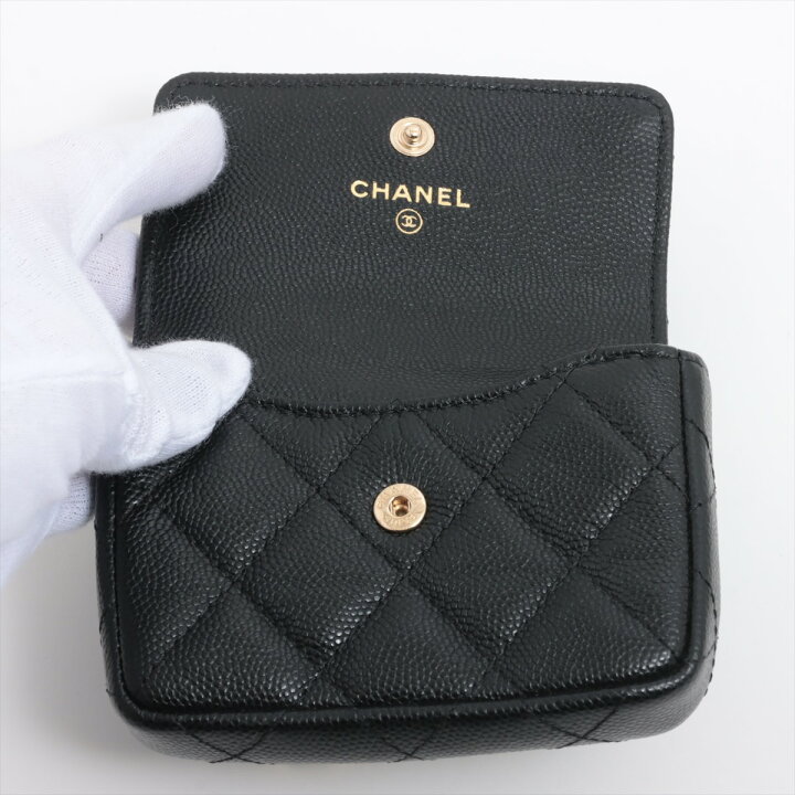 楽天市場】【中古】シャネル マトラッセ キャビアスキン ポーチ  