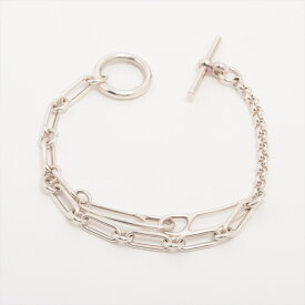 【中古】エルメス シェーヌダンクル パンク ブレスレット LG 925 18.3g シルバー 21C163201