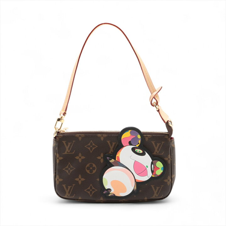 楽天市場】【中古】ヴィトン×村上隆 LV×TM ポシェット アクセソワール 