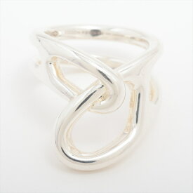 【中古】エルメス シェーヌダンクル パンク リング 51 925 9.8g シルバー