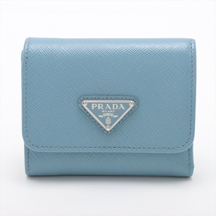 楽天市場】【中古】プラダ サフィアーノ トライアングル 1MH043 レザー  