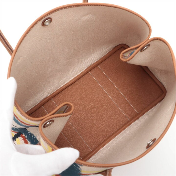 楽天市場】【中古】エルメス ガーデンパーティ36 PM トワルアッシュx 