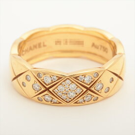 【中古】シャネル ココクラッシュ ダイヤ リング 750(YG) 8.9g 56