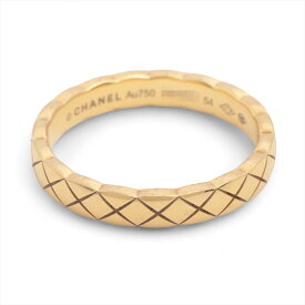 【中古】シャネル ココクラッシュ リング 750(YG) 4.1g 54 J11794