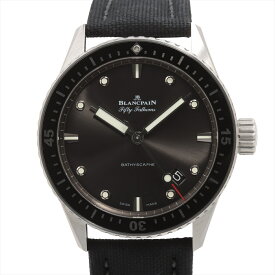 【中古】ブランパン フィフティファゾムス バチスカーフ 5000-1110-B52A SS SS×ナイロン×ラバー AT 黒文字盤