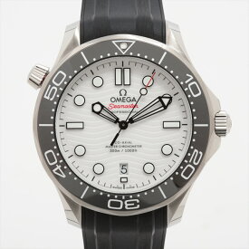【中古】オメガ シーマスター 210.32.42.20.04.001 SS SS×ラバー AT ホワイト文字盤