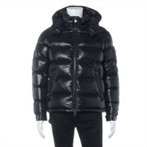 楽天市場】moncler maya シャイニーダウンジャケット ブラックの通販