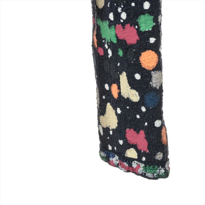楽天市場】【中古】シャネル コットン ノーカラージャケット 44 