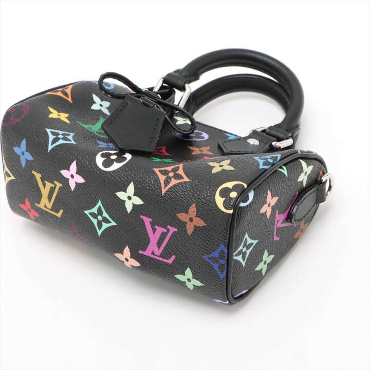 楽天市場】【中古】ヴィトン×村上隆 モノグラムマルチカラー ナノ 