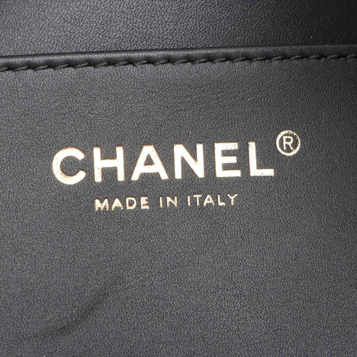楽天市場】【中古】シャネル シャネル25 スモール レザー×シアリング 