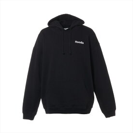 【中古】ヴェトモン コットン パーカー S メンズ ブラック UE51TR310B DEFINITION HOODIE
