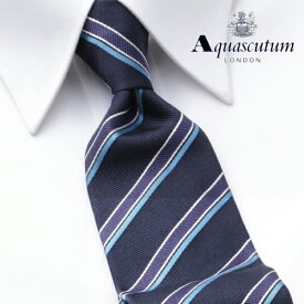 [土日祝も発送] アクアスキュータム AQUASCUTUM ネクタイ AQJ-525 シルク[ブランドネクタイ ネクタイブランド 新作 結婚式 新社会人 新生活 卒業 入社 昇進 お祝い バースデー 贈り物 ギフト 父の日 プレゼント][ラッピング無料]