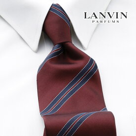 [土日祝も発送] ランバン LANVIN ネクタイ LVJ-191[ブランドネクタイ メンズ おしゃれ 新作 結婚式 新社会人 新生活 卒業 入社 昇進 お祝い バースデー 贈り物 ギフト 父の日 プレゼント][ラッピング無料]