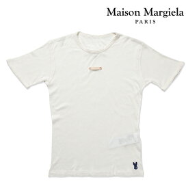 [土日祝も発送] メゾン・マルジェラ【36,000円→21,800円】Maison Margiela メンズTシャツ（ホワイト）MA-003[ブランド 半袖 クルーネック 綿 コットン 新作 新生活 お祝い 誕生日 バースデー 贈り物 ギフト 父の日 プレゼント]