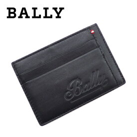 [土日祝も発送] バリー BALLY カードケース（小銭入れ付き）レザー ブラック BA-225[バリーカードケース バリー コインケース 型押し レザー 新作 新生活 お祝い 誕生日 バースデー 贈り物 ギフト 父の日 プレゼント][ラッピング無料]