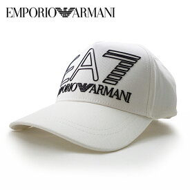 [土日祝も発送] エンポリオ・アルマーニ EMPORIO ARMANI キャップ（ホワイト）EA-434[ブランド ロゴ 帽子 熱中症対策 スポーツ アウトドア カジュアル 新作 新生活 お祝い 誕生日 バースデー 贈り物 ギフト 父の日 プレゼント]