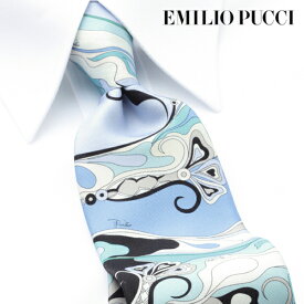 [土日祝も発送] エミリオプッチ EMILIO PUCCI ネクタイ EMJ-310[ブランドネクタイ メンズ おしゃれ 新作 結婚式 新社会人 新生活 卒業 入社 昇進 お祝い バースデー 贈り物 ギフト 父の日 プレゼント][ラッピング無料]