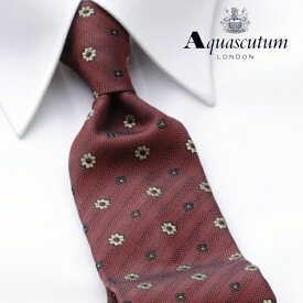 [レビュー特典][土日祝も発送] アクアスキュータム AQUASCUTUM ネクタイ AQJ-539 シルク[ブランドネクタイ ネクタイブランド 新作 結婚式 新社会人 新生活 卒業 入社 昇進 お祝い バースデー 贈り物 ギフト 父の日 プレゼント][ラッピング無料]