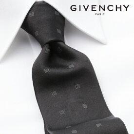 [レビュー特典][土日祝も発送] ジバンシー GIVENCHY ネクタイ（ブラック）GVJ-489[ブランドネクタイ メンズ おしゃれ 新作 結婚式 新社会人 新生活 卒業 入社 昇進 お祝い バースデー 贈り物 ギフト 父の日 プレゼント][ラッピング無料]