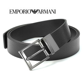 [レビュー特典][土日祝も発送] エンポリオ・アルマーニ EMPORIO ARMANI リバーシブルベルト（ピンタイプ）EA-257[メンズ ブランドベルト 新作 新生活 お祝い 誕生日 バースデー 贈り物 ギフト 父の日 プレゼント][ラッピング無料]