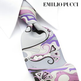 [レビュー特典][土日祝も発送] エミリオプッチ EMILIO PUCCI ネクタイ EMJ-307[ブランドネクタイ メンズ おしゃれ 新作 結婚式 新社会人 新生活 卒業 入社 昇進 お祝い バースデー 贈り物 ギフト 父の日 プレゼント][ラッピング無料]