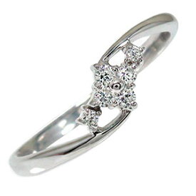 リング ダイヤモンド プラチナ ひし形 ピンキー 結婚指輪 婚約指輪 エンゲージリング 誕生石 母の日 花以外 彼女 妻 贈り物 2024 送料無料
