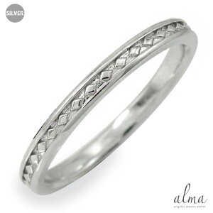 リング silver シルバー925 スターリングシルバー メンズリング 指輪 地金 男性用 ひし形モチーフ プレゼント 送料無料 2025