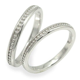 リング プラチナ ペアリング マリッジリング 指輪 誕生石 2本セット 結婚指輪 レディース メンズ セット価格 ミル 送料無料 父の日 2024