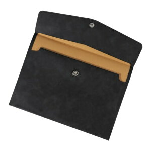 ファイルケースa4 ボタン式 ファイルバッグ 書類ケース 撥水 PUレザー 封筒型 無地 おしゃれ 横型 ドキュメントバッグ 書類整理 文書 フォルダー 資料 収納 整理 持ち運び 事務 オフィス