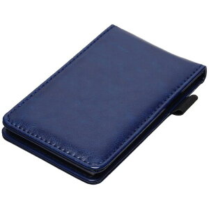 GoodsLand(グッズランド) 手帳 メモ帳 ミニ サイズ 約A7 レザー カバー セット ノート ペンホルダー GD-A7TECHO-NV