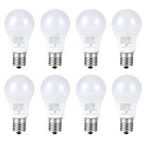 LED 電球 E17 昼白色 ミニクリプトン 電球 40W相当 高演色 450lm 玄関 廊下 寝室 リビング 食卓 キッチン 洗面台 小形電球 調光器非対応 PSE認証 8個セット (8, 昼白色)