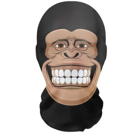 (RONGUI) マスク ハロウィン 被り物 ゴリラ 鬼 かぼちゃ アノニマス 仮面 お面 3D おもしろ コスプレ 仮装 (ゴリラ)