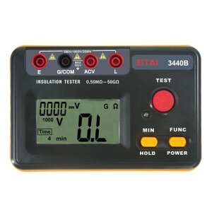 EITAI3440B �f�W�^���≏��R�v�A���K�[�A500V /1000V /2500V�A0.5M[�I�[��]�`50G[�I�[��]�AAC 0V�`600V�A���[�J�[���́A�≏�e�X�^�[�A���K�I�[���v�A���K�e�X�^�[�A�≏��R����AAC�d������