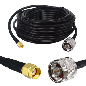 BOOBRIE 10M RPSMAP[u RPSMAIX-NIX ϊRlN^ RPSMA^ RG58/Ui3D-FBƓljN^ P[u ᑹ 50[I[] LAN[^[/S[g/@/foCX/RF 1{