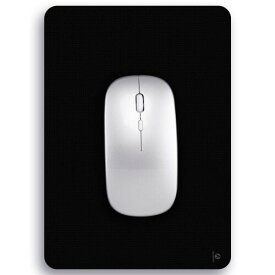 Audimi 小型マウスパッド 6 x 8インチ ミニマウスパッド 厚手 ノートパソコン ワイヤレスマウス ホーム オフィス 旅行 ポータブル 洗濯可能 (ブラック)