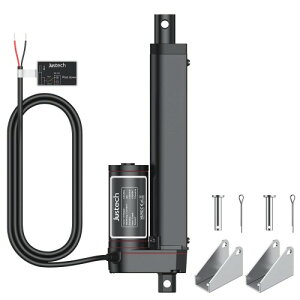 Justech ���j�A�A�N�`���G�[�^�[ 12V �d���A�N�`���G�[�^ 50mm 100mm 150mm 200mm 250mm 300mm 1500N IP65 ���x7-10mm/s �ᑛ�� ���`�A�N�`���G�[�^�[ �����t���� �_�Ƌ@�B/�O�ȗp�x�b�h/�d�����t�g���o�[